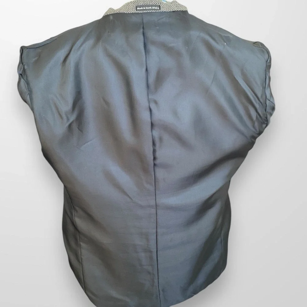 Allyn Saint George 44R Blazer Sport Coat 3/2 Roll Lambswool Suit Jacket‎ VTG